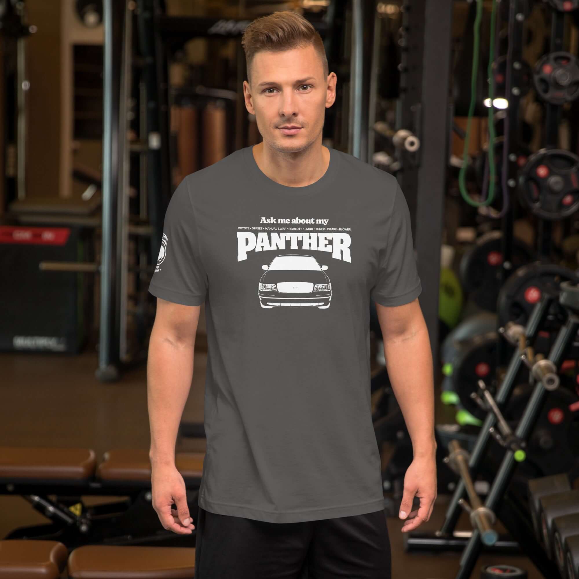 Ask me about my Panther — Graphic Tee