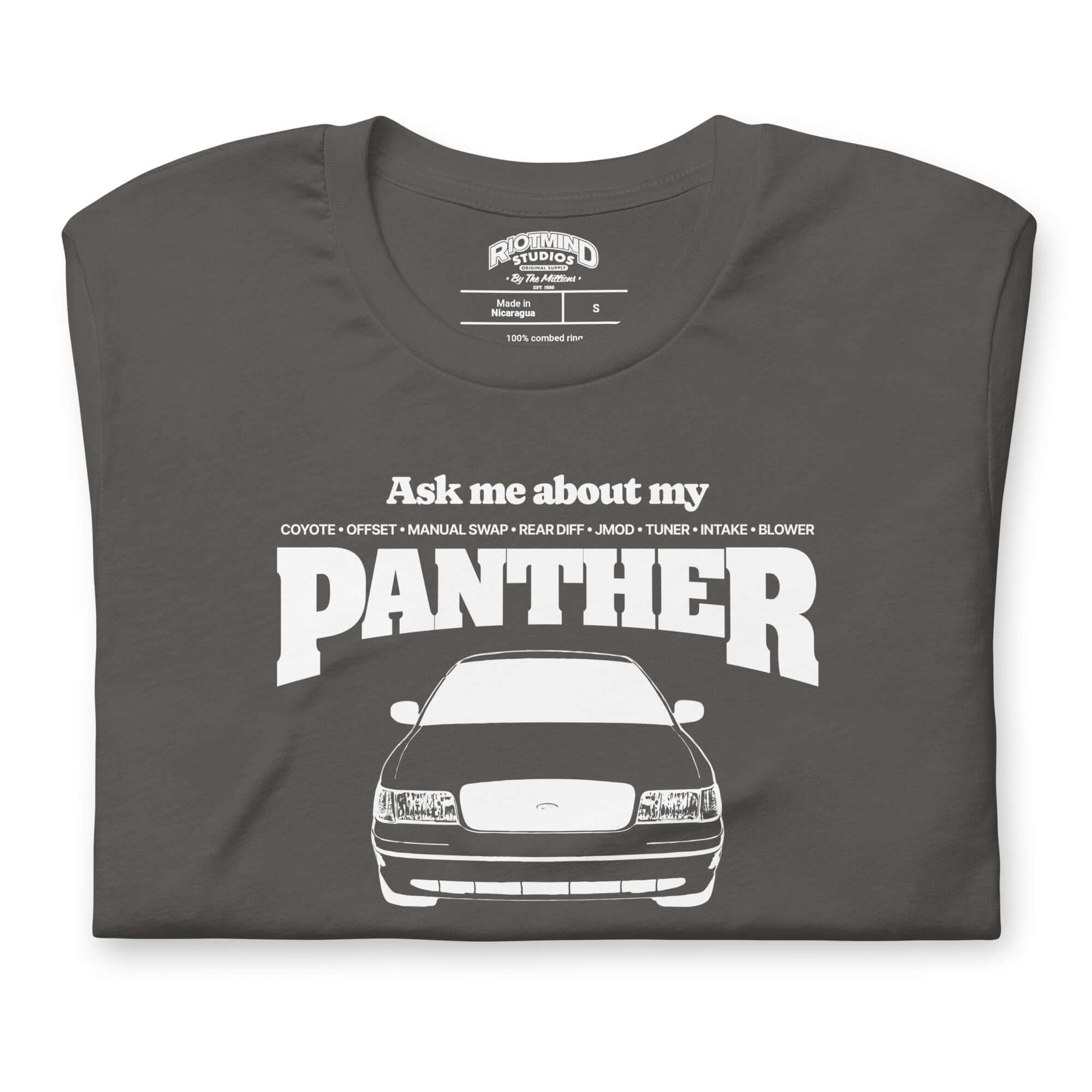 Ask me about my Panther — Graphic Tee