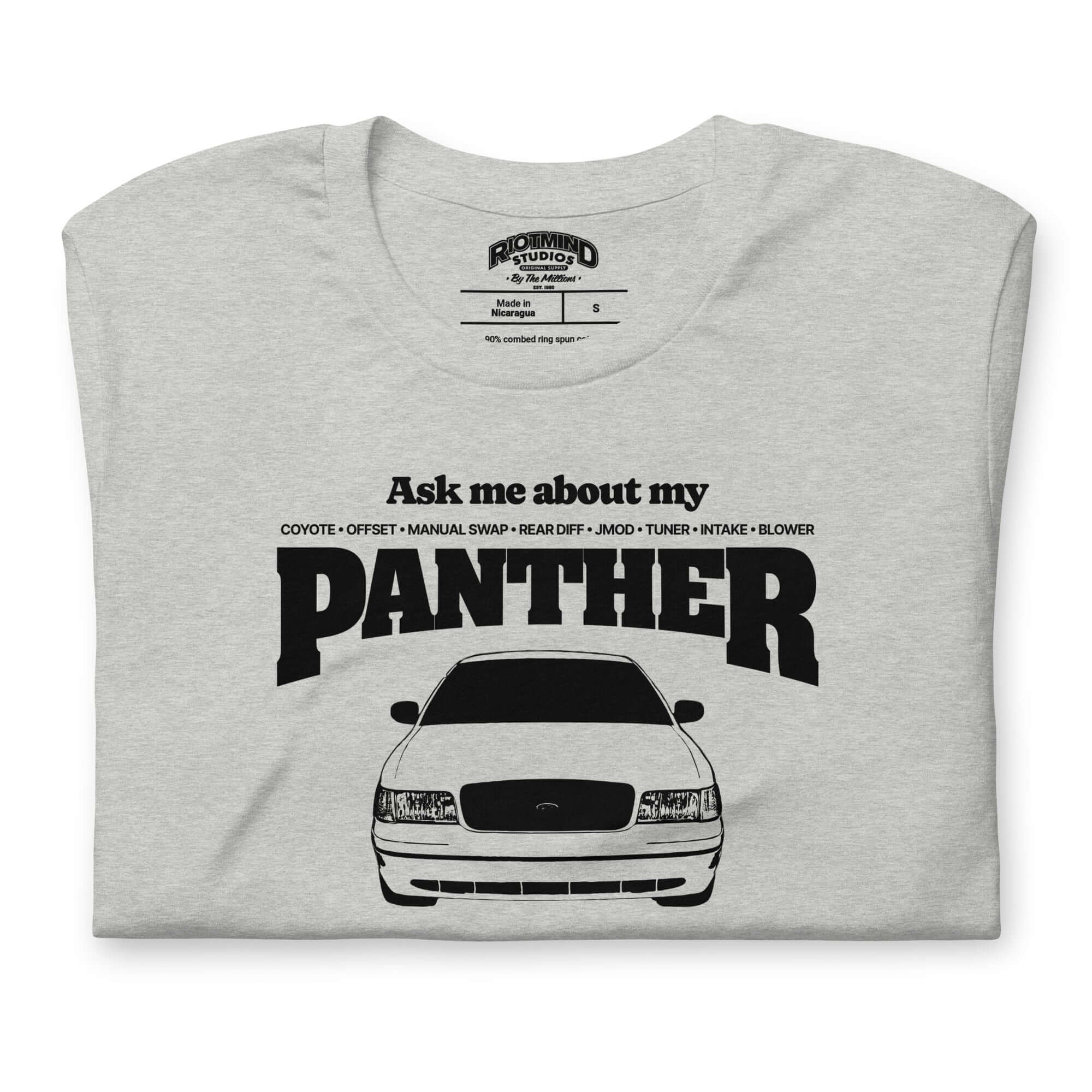 Ask me about my Panther — Graphic Tee