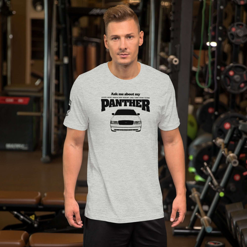 Ask me about my Panther — Graphic Tee