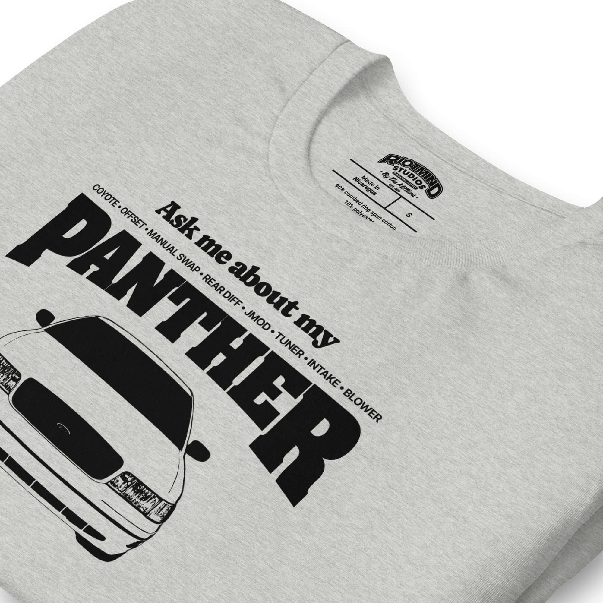 Ask me about my Panther — Graphic Tee