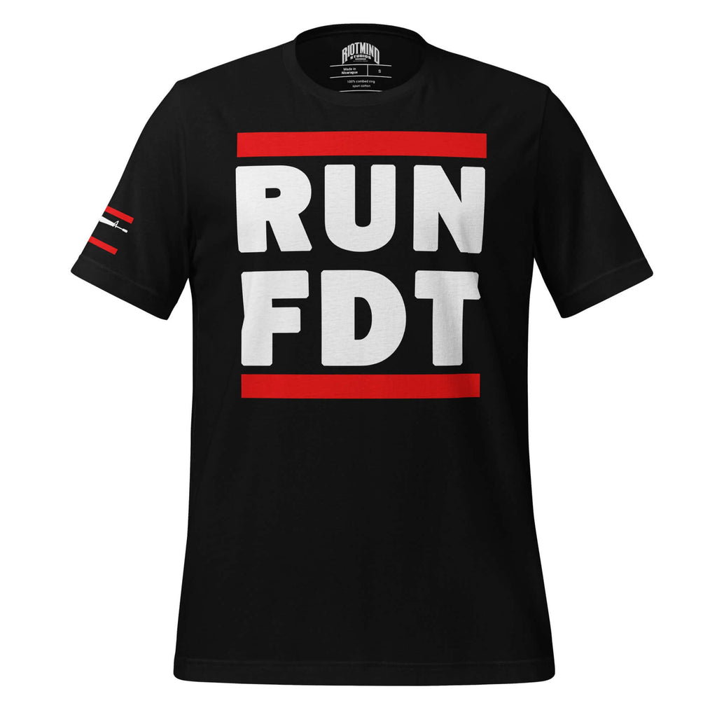 Call Sign RUN FDT Unisex t-shirt Product mockup