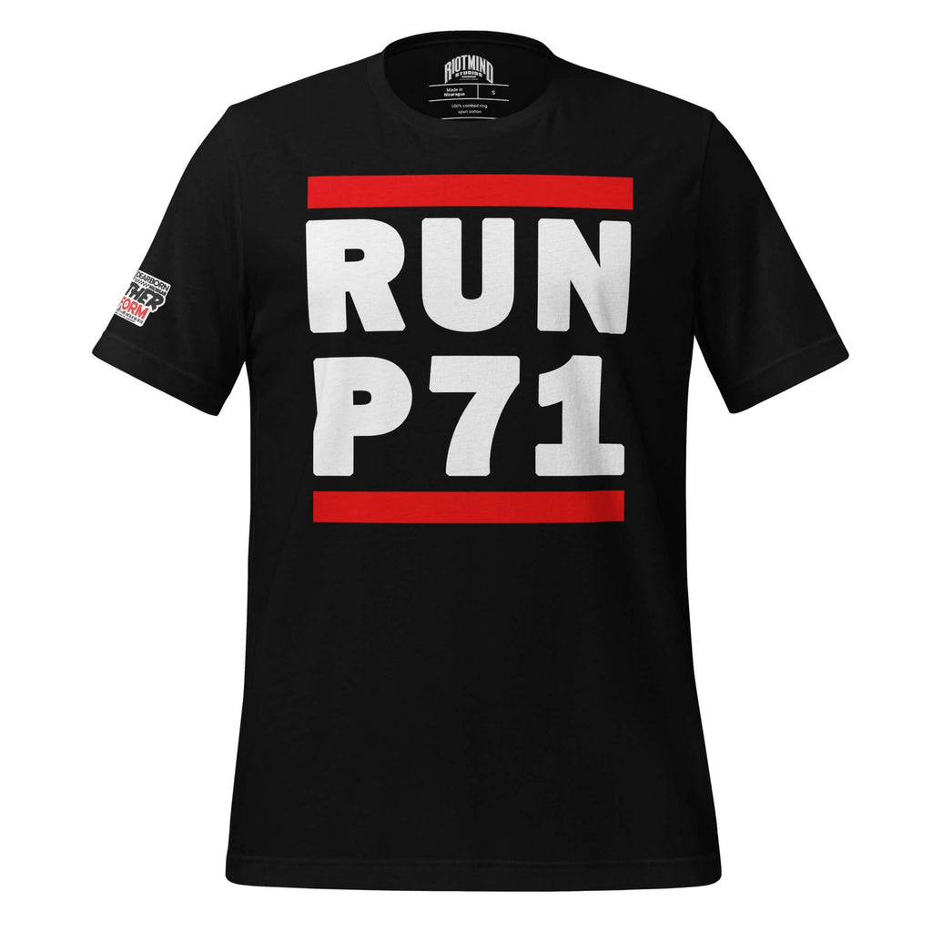 Panther Platform RUN P71 Unisex t-shirt Product mockup