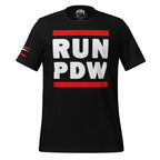 Personal Defense RUN PDW Unisex t-shirt Product mockup