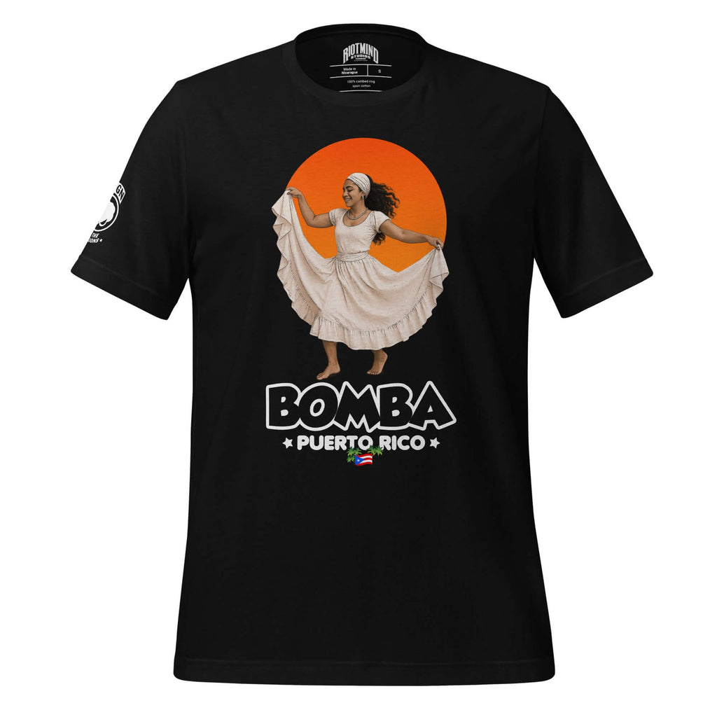 Bomba De Puerto Rico | Unisex t-shirt Product mockup