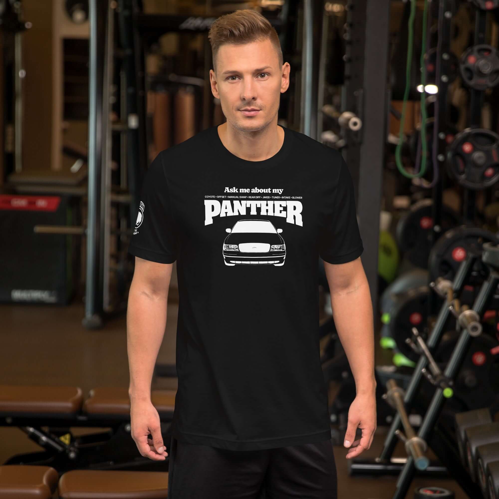 Ask me about my Panther — Graphic Tee