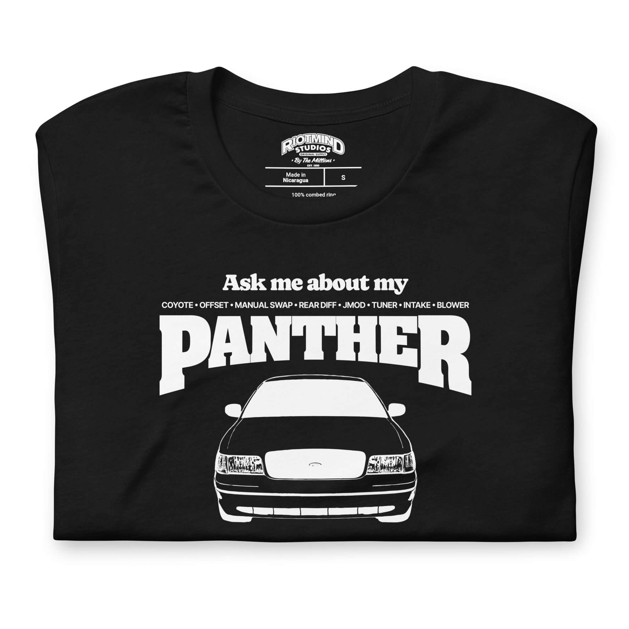 Ask me about my Panther — Graphic Tee