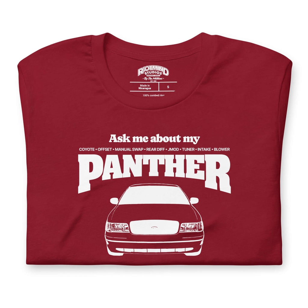 Ask me about my Panther — Graphic Tee