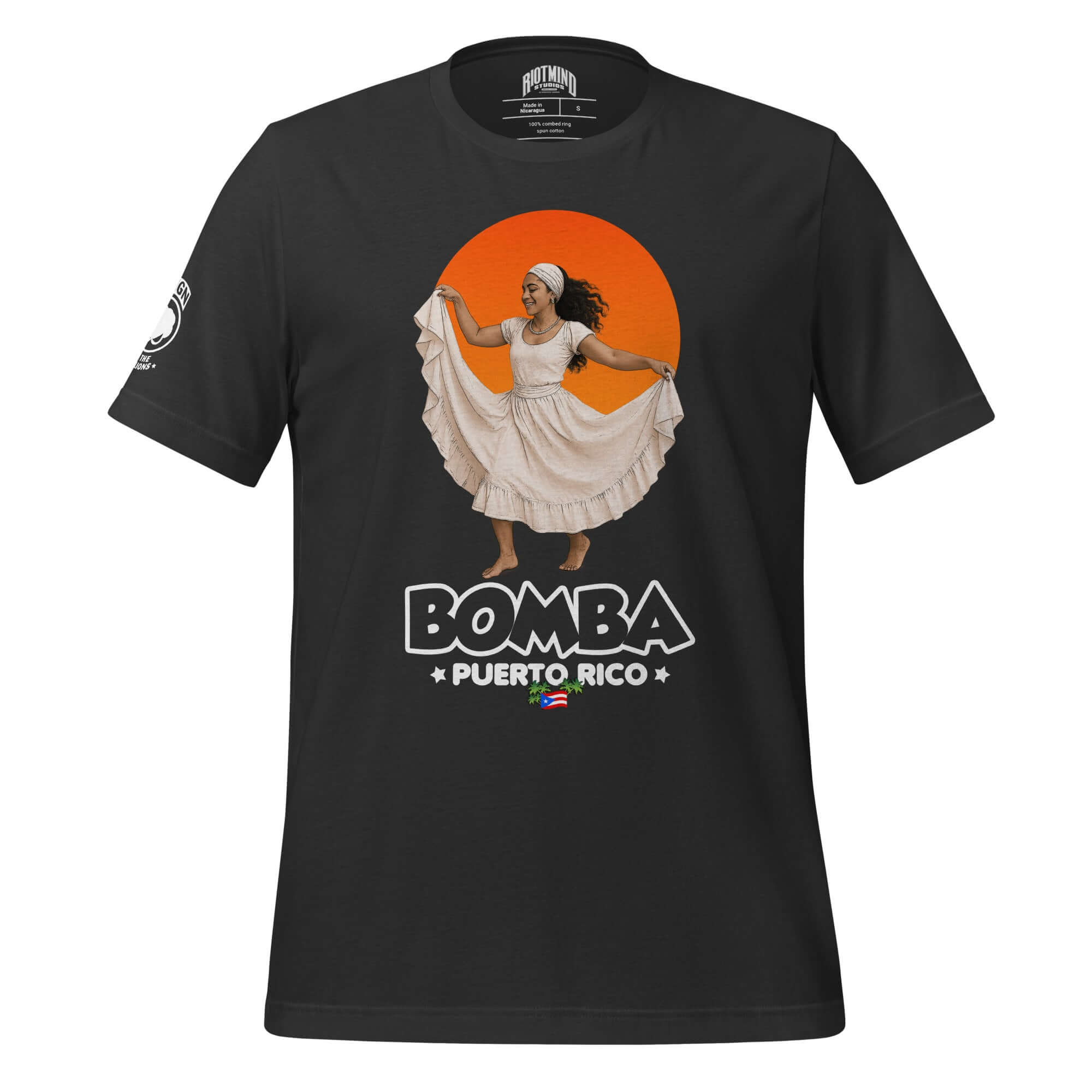 Bomba De Puerto Rico | Unisex t-shirt Product mockup