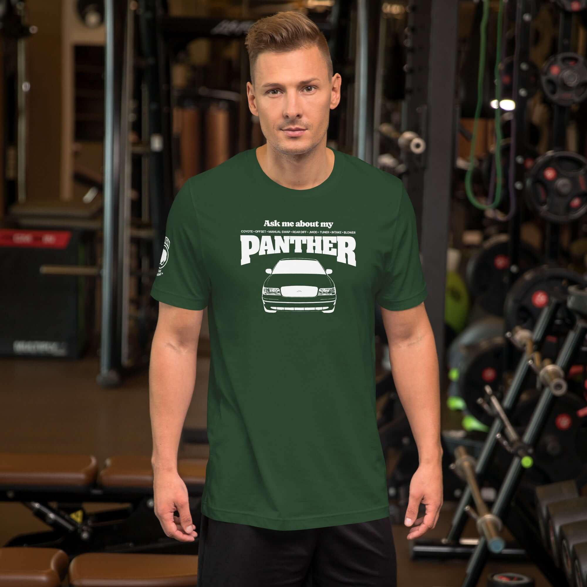 Ask me about my Panther — Graphic Tee