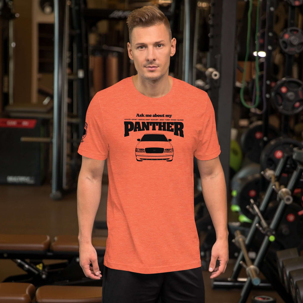 Ask me about my Panther — Graphic Tee