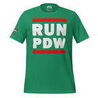 Personal Defense RUN PDW Unisex t-shirt Product mockup