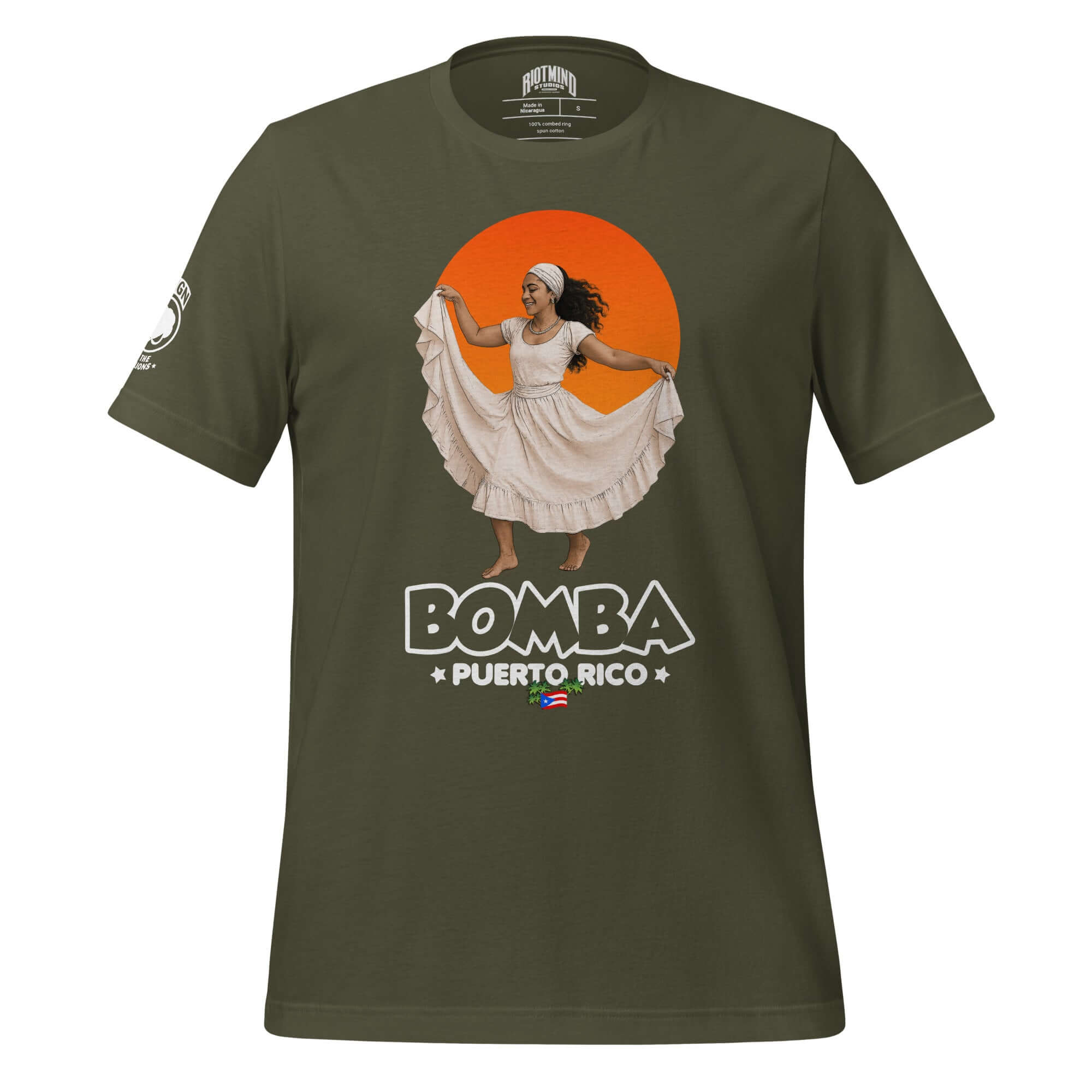 Bomba De Puerto Rico | Unisex t-shirt Product mockup
