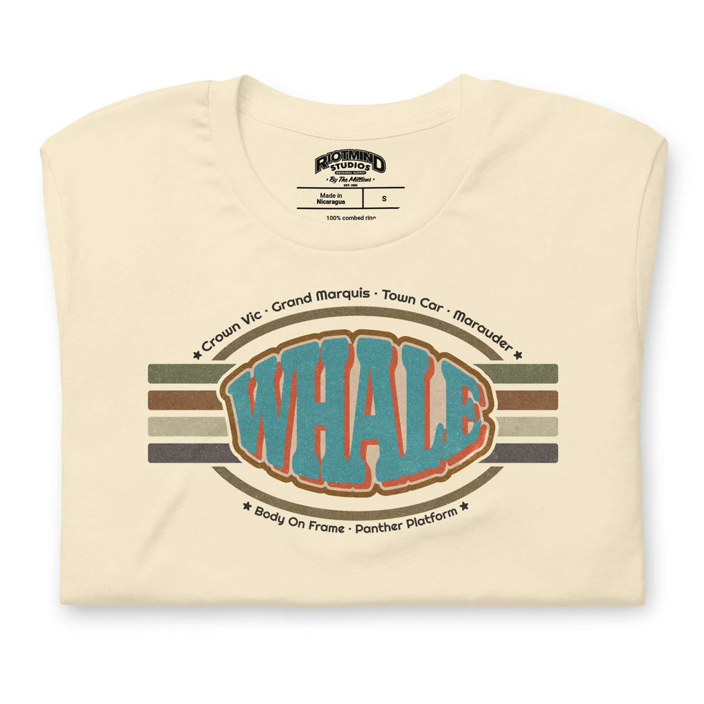 Retro Panther Whale — Graphic Tee
