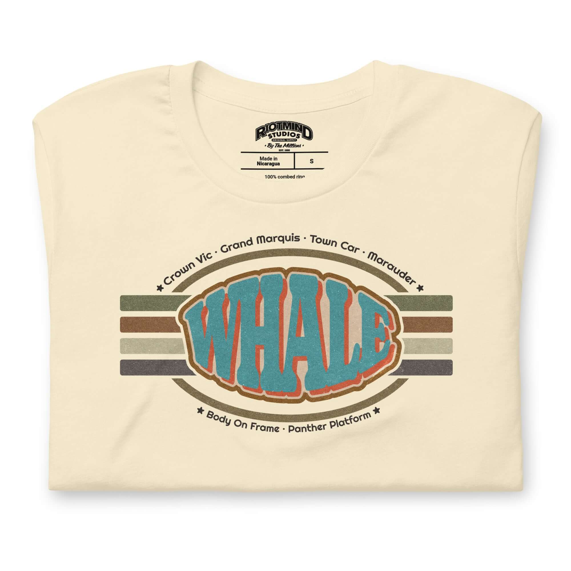 Retro Panther Whale — Graphic Tee
