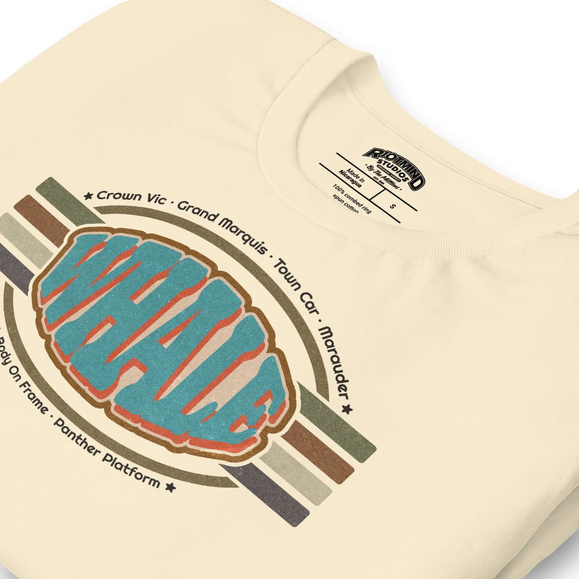 Retro Panther Whale — Graphic Tee