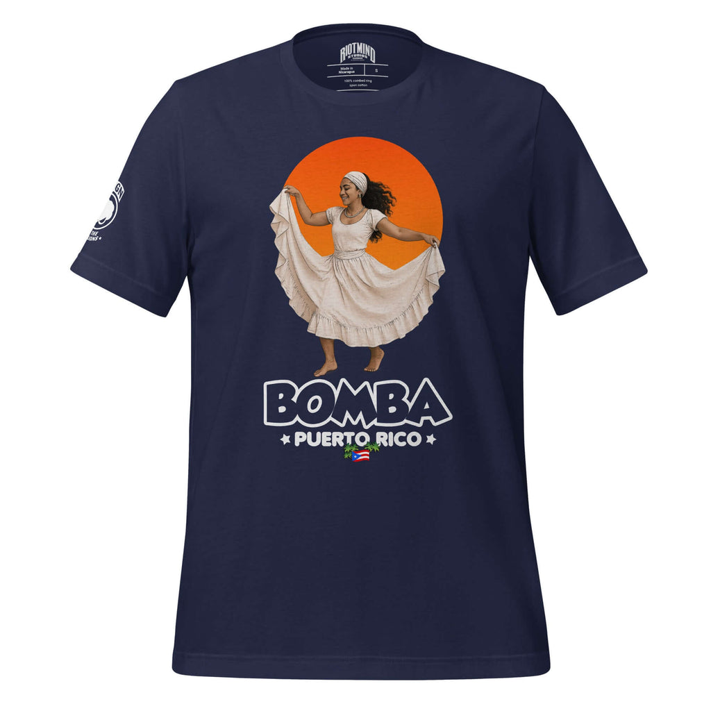 Bomba De Puerto Rico | Unisex t-shirt Product mockup