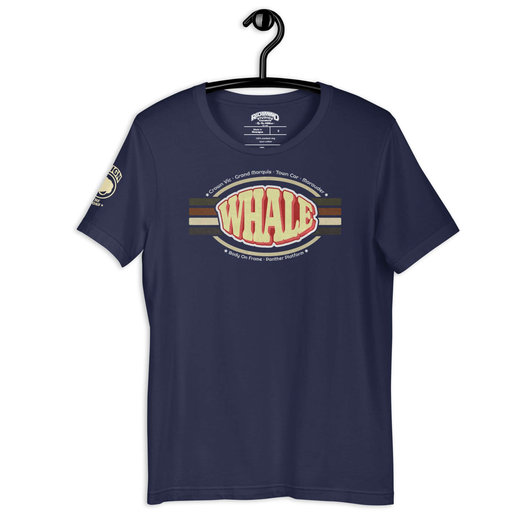 Retro Panther Whale — Graphic Tee