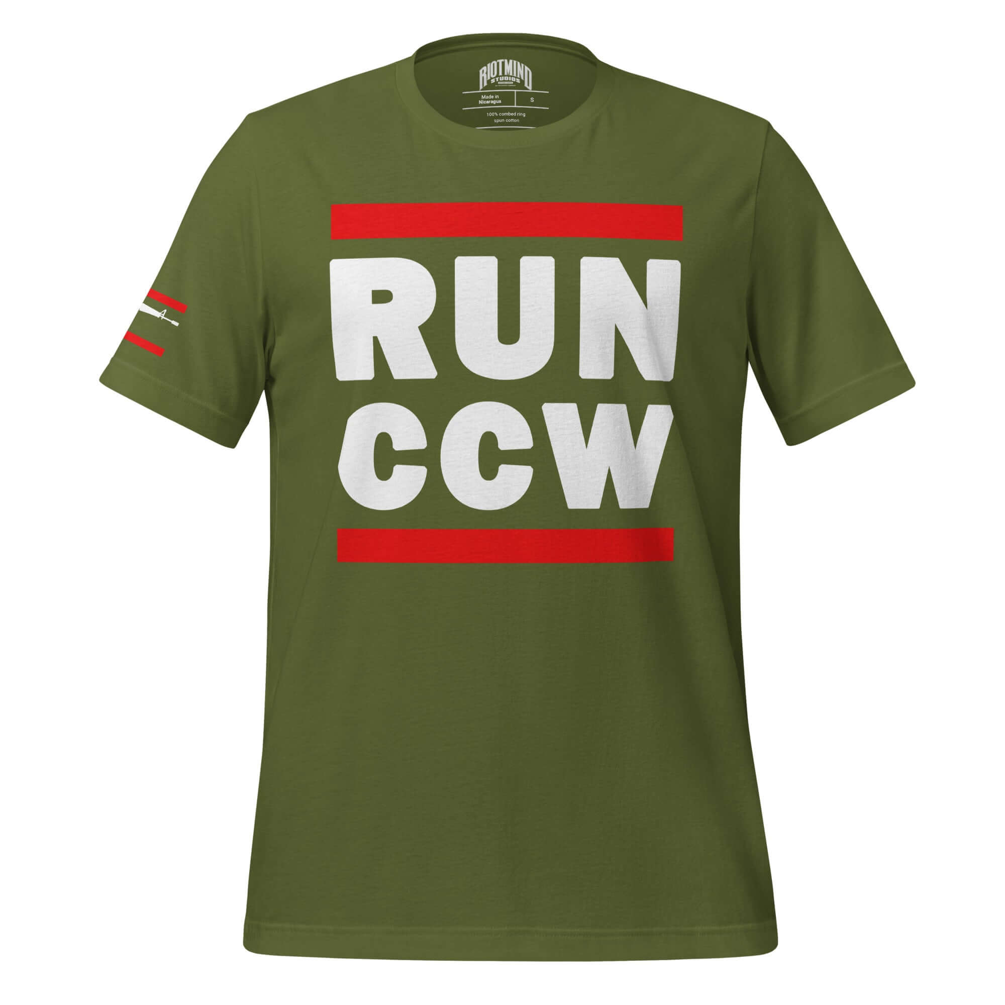Concealed Carry RUN CCW Unisex t-shirt Product mockup