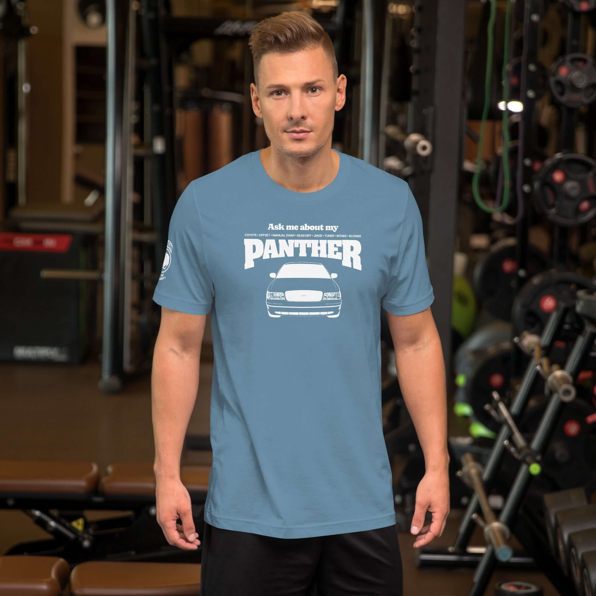 Ask me about my Panther — Graphic Tee