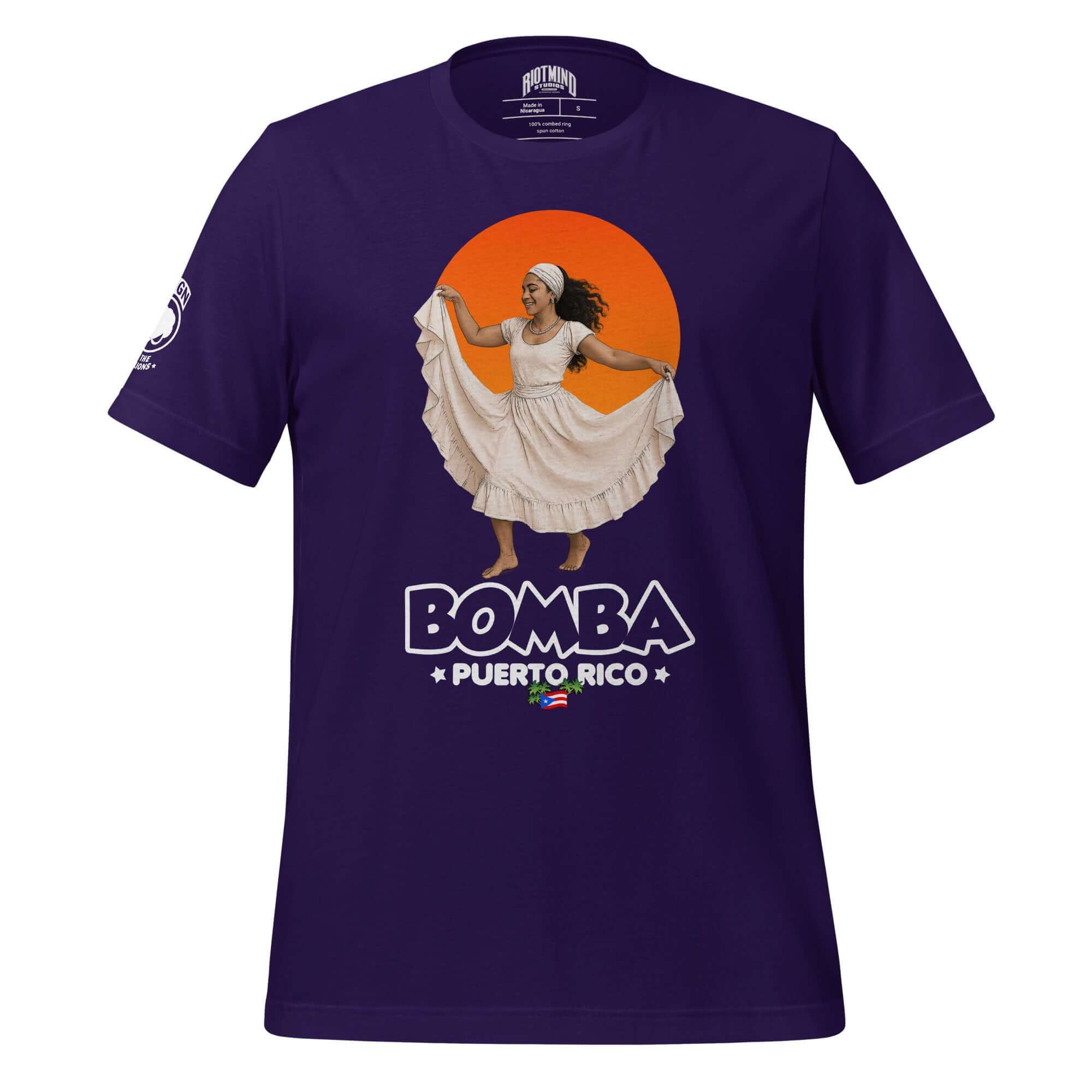 Bomba De Puerto Rico | Unisex t-shirt Product mockup