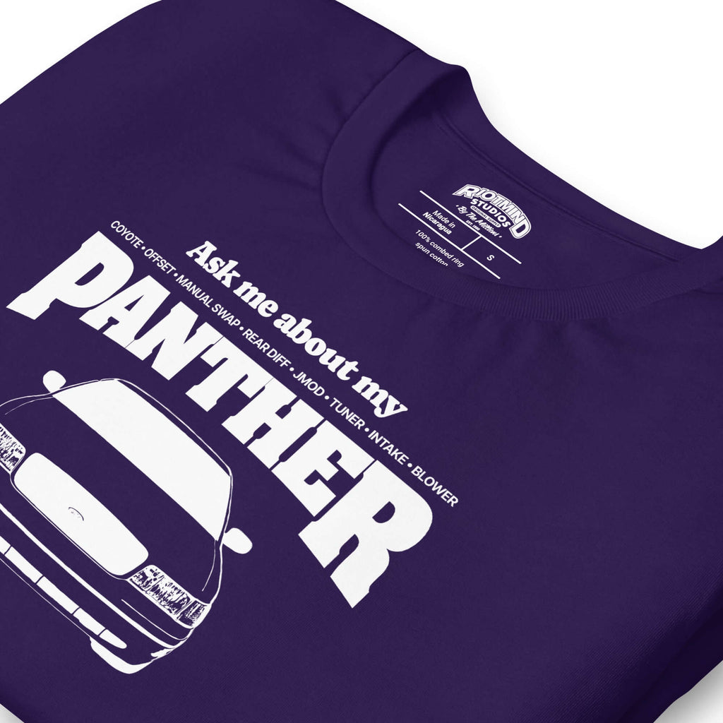 Ask me about my Panther — Graphic Tee