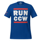 Concealed Carry RUN CCW Unisex t-shirt Product mockup