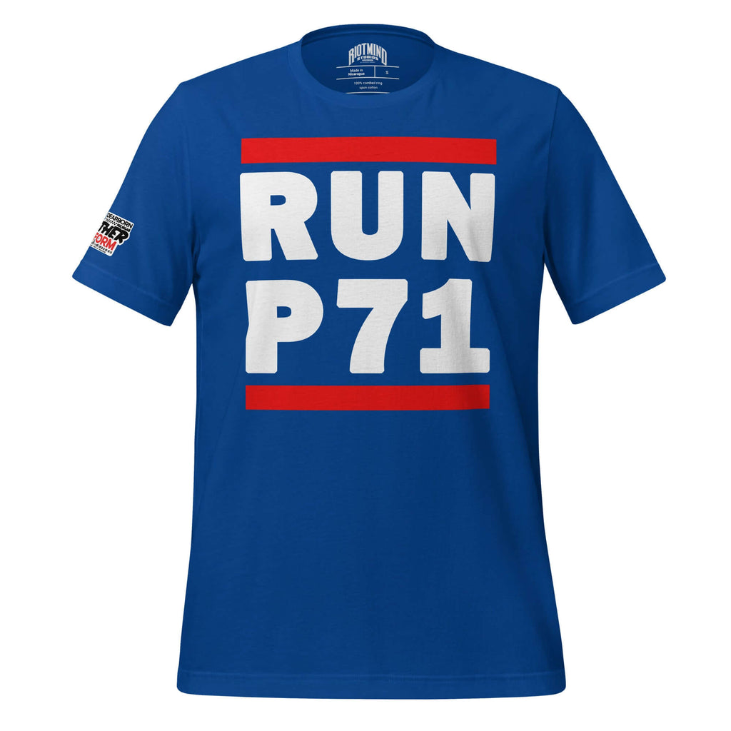 Panther Platform RUN P71 Unisex t-shirt Product mockup