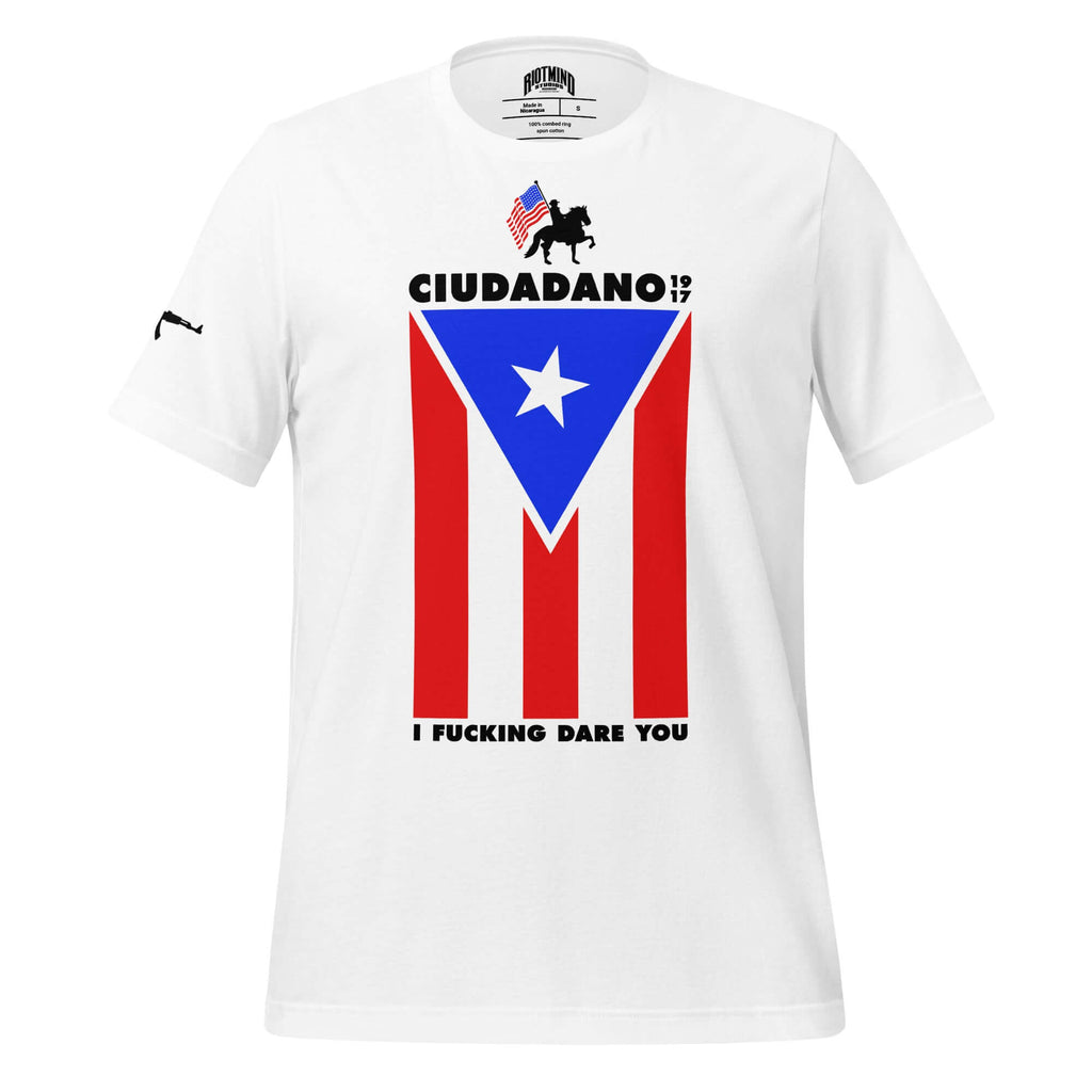 Taino Ciudadano Unisex t-shirt product mockup