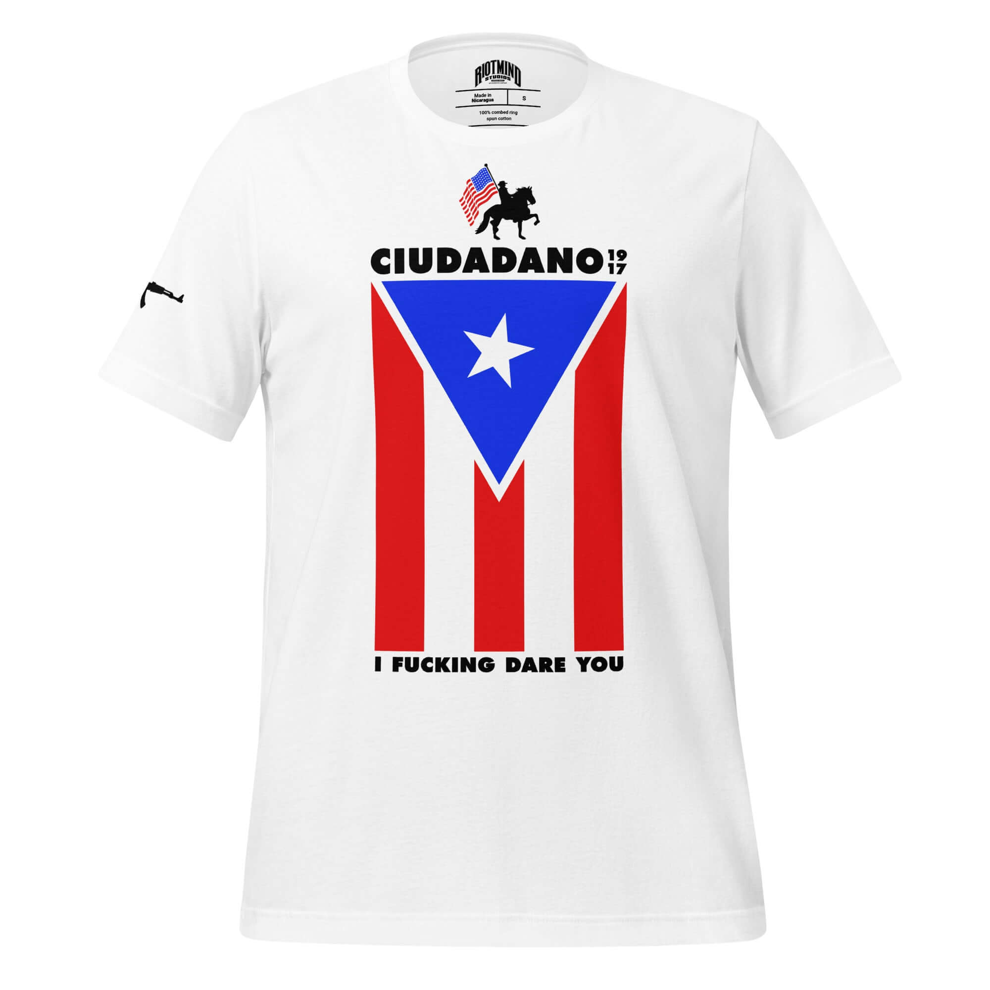 Taino Ciudadano Unisex t-shirt product mockup