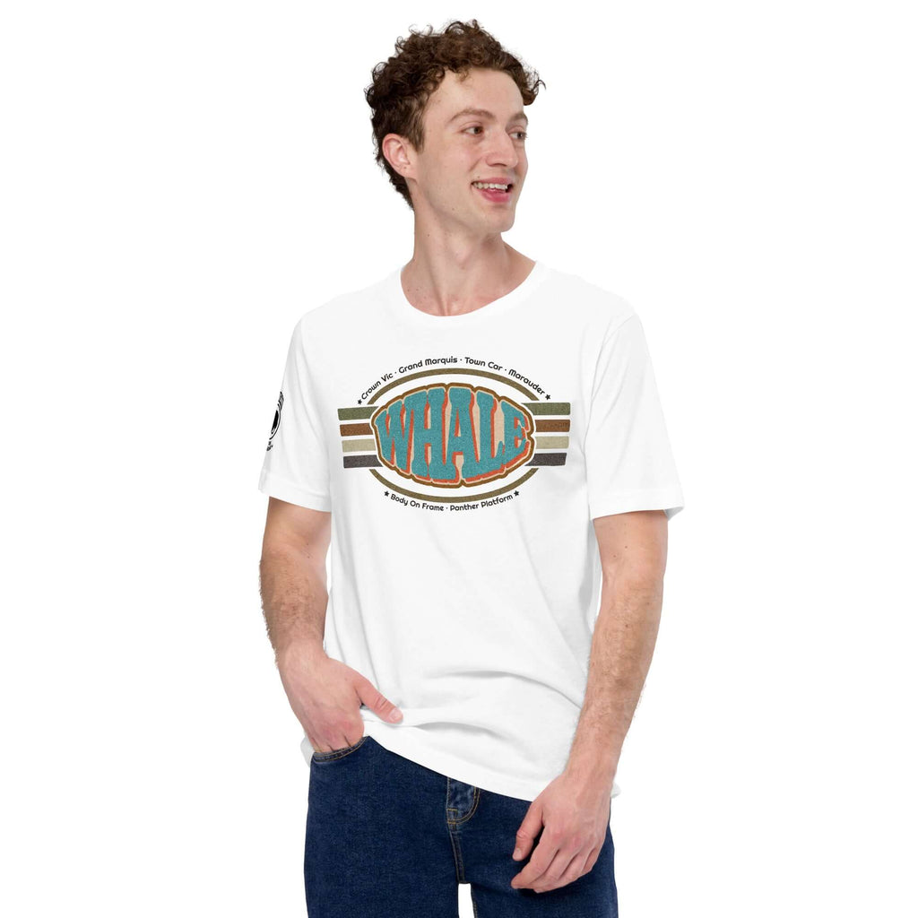 Retro Panther Whale — Graphic Tee