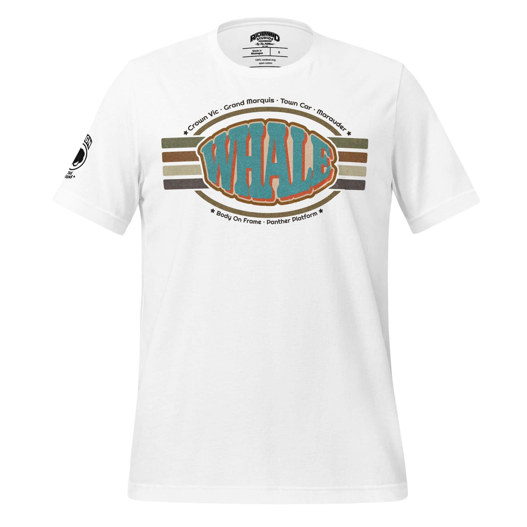 Retro Panther Whale — Graphic Tee