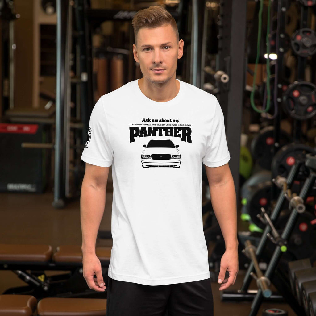 Ask me about my Panther — Graphic Tee