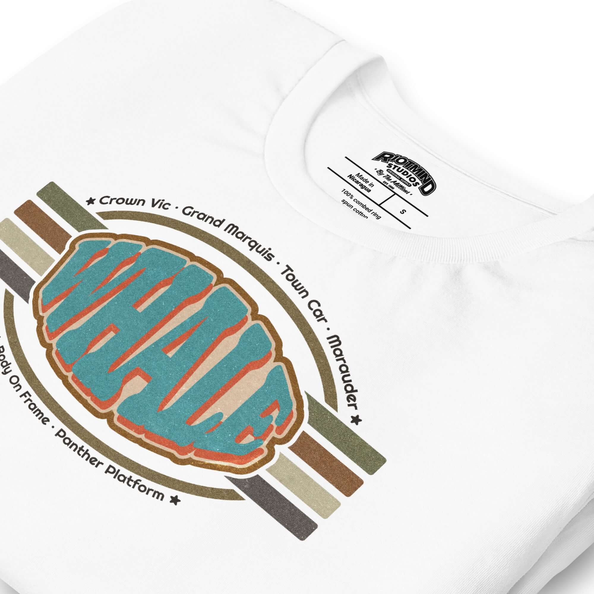 Retro Panther Whale — Graphic Tee