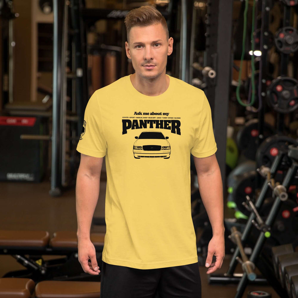 Ask me about my Panther — Graphic Tee