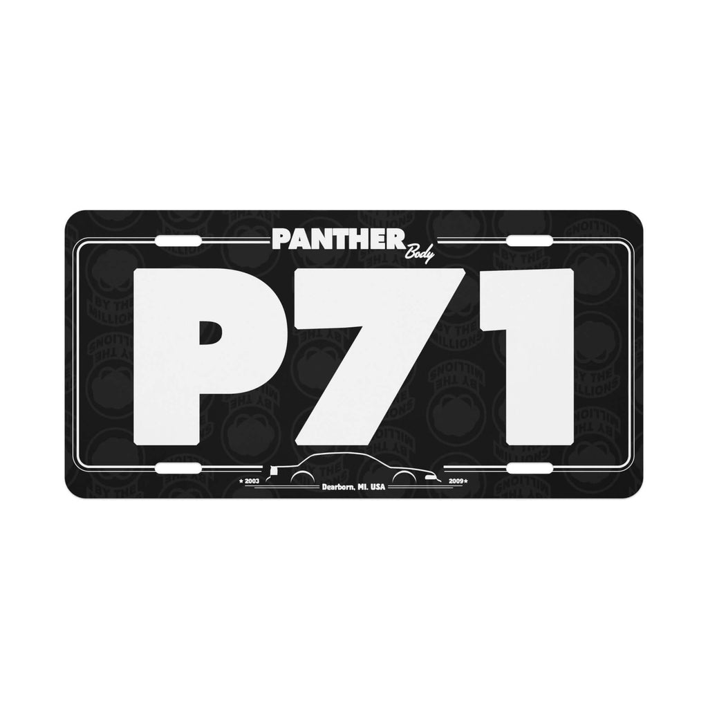 P71 Ford Crown Victoria Police Interceptor | Vanity license plate