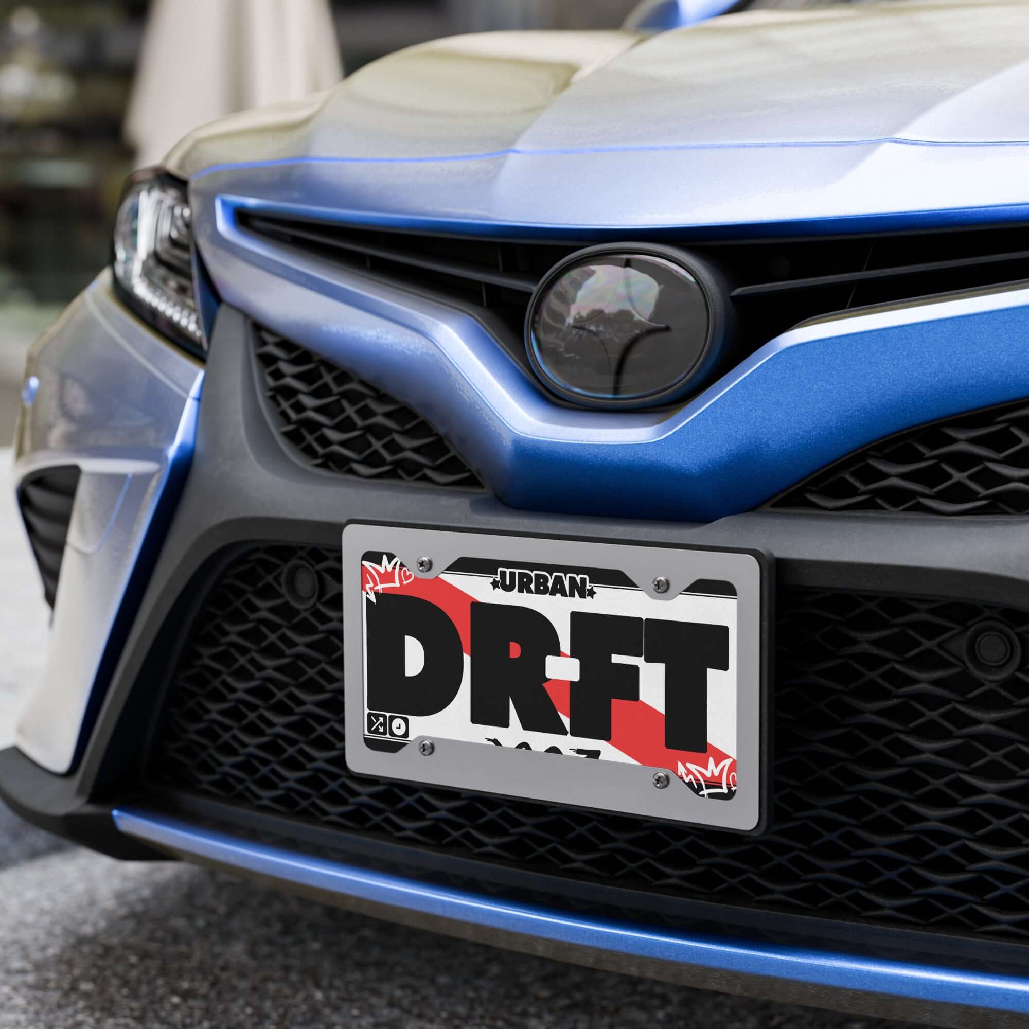 Urban DRFT Vanity Plate Product mockup