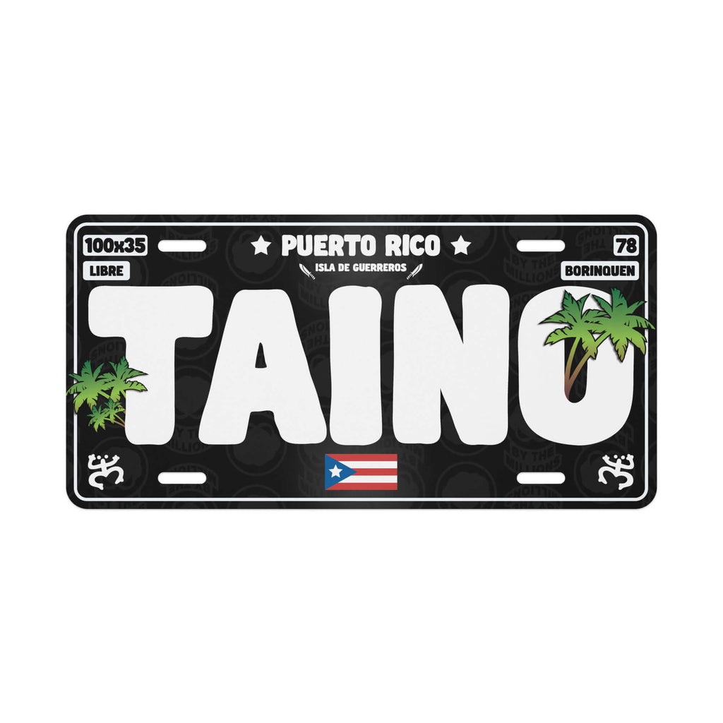 Taino Vanity Plate Product mockup