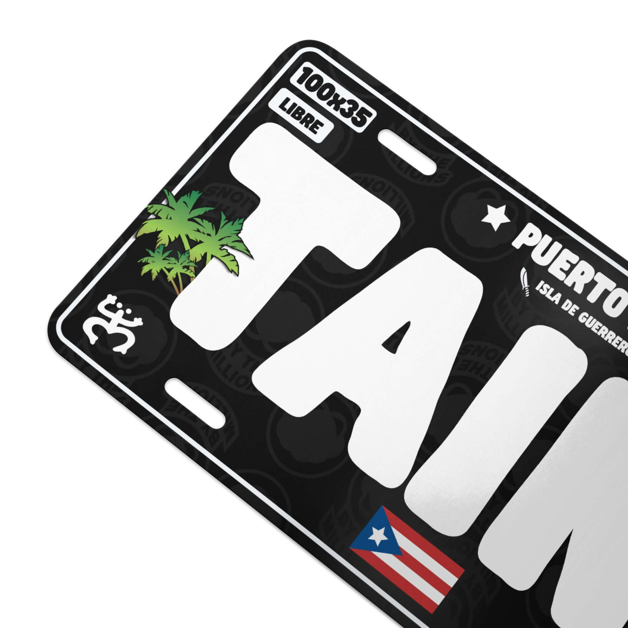 Taino Vanity Plate Product mockup