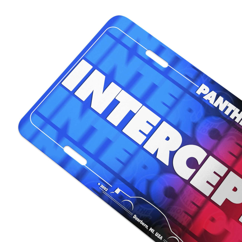 Interceptor | Vanity license plate